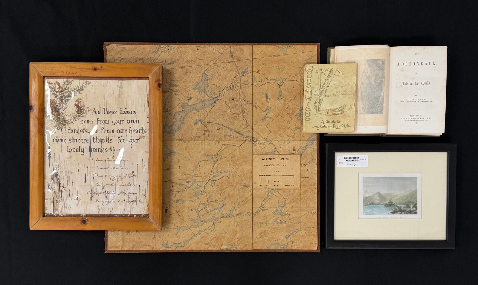 Adirondack & Whitney Park Memorabilia. (1 of 4)