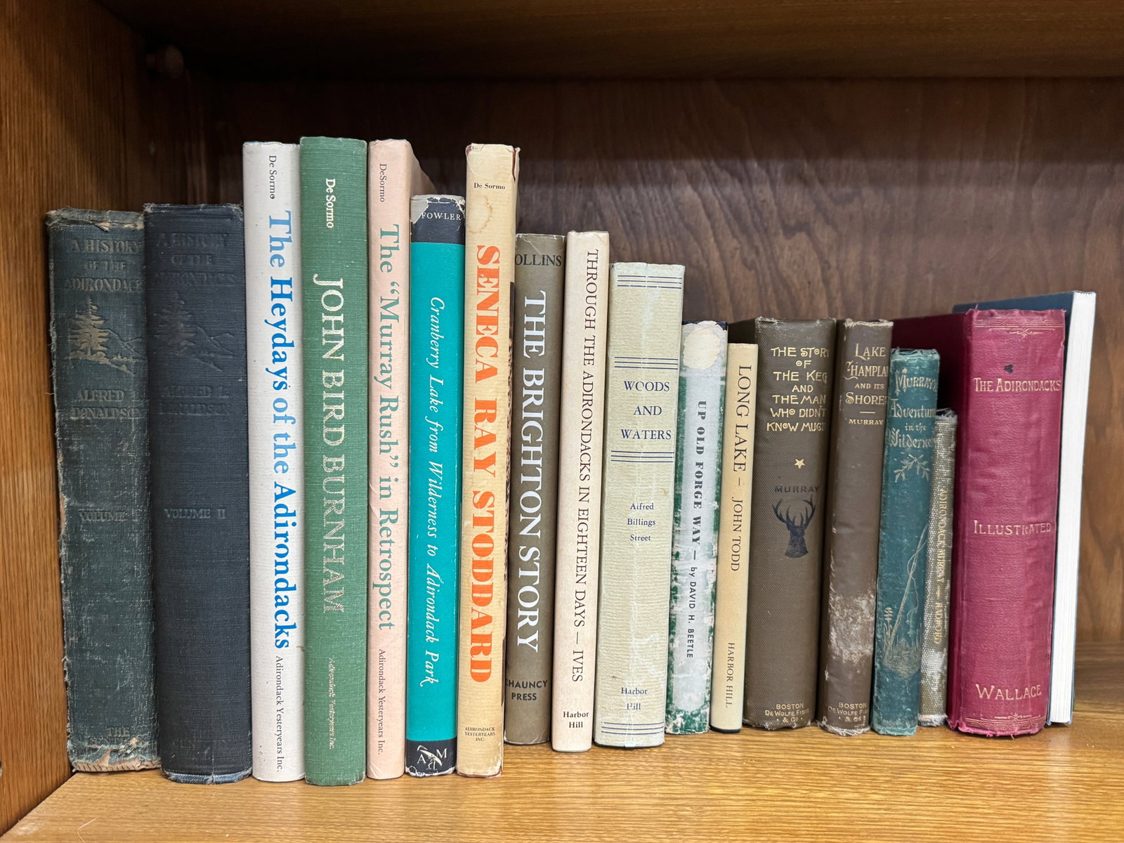 Group of Adirondack Books: Includes: History of the Adirondacks by Alfred Donaldson Vol 1 and 2.