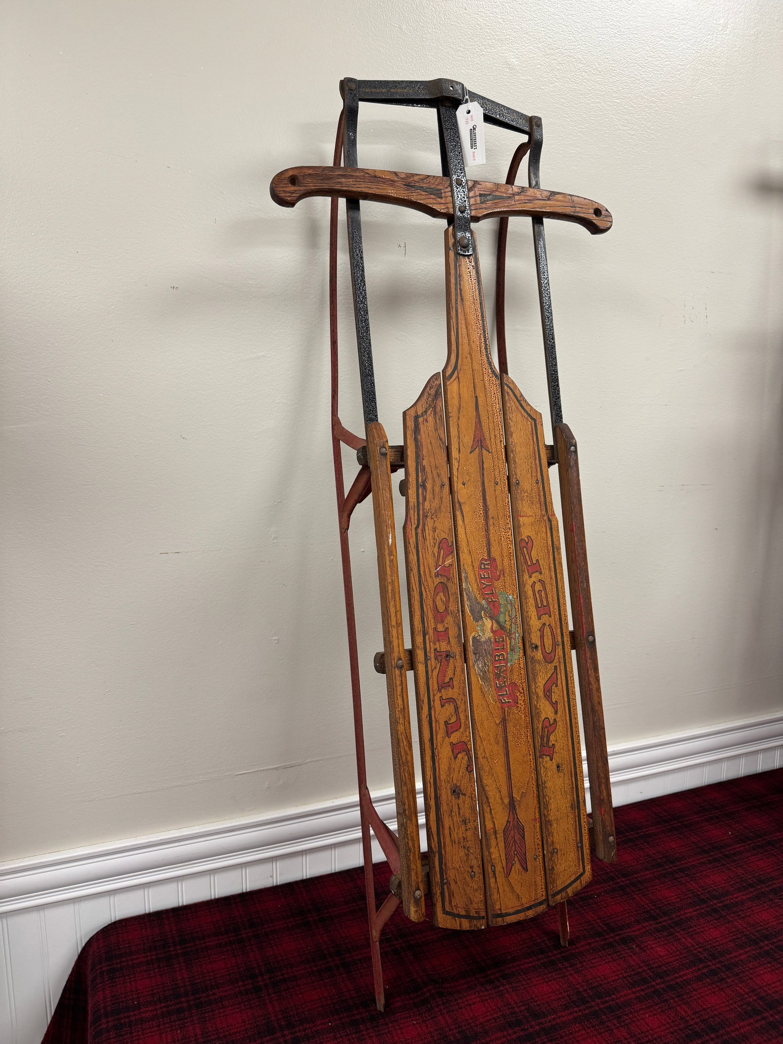 Flexible Flyer Jr. Racer Runner Sled: 4' long.