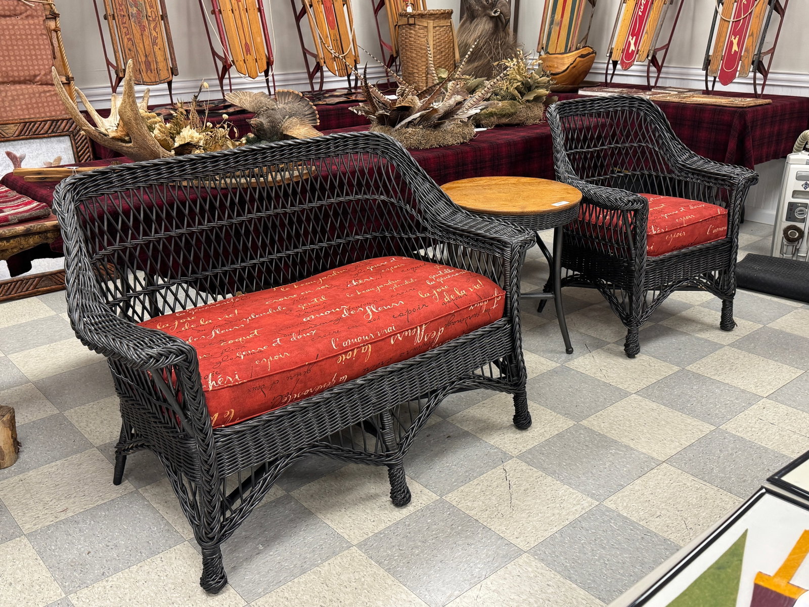 3 Piece Bar Harbor Wicker Set (1 of 4)