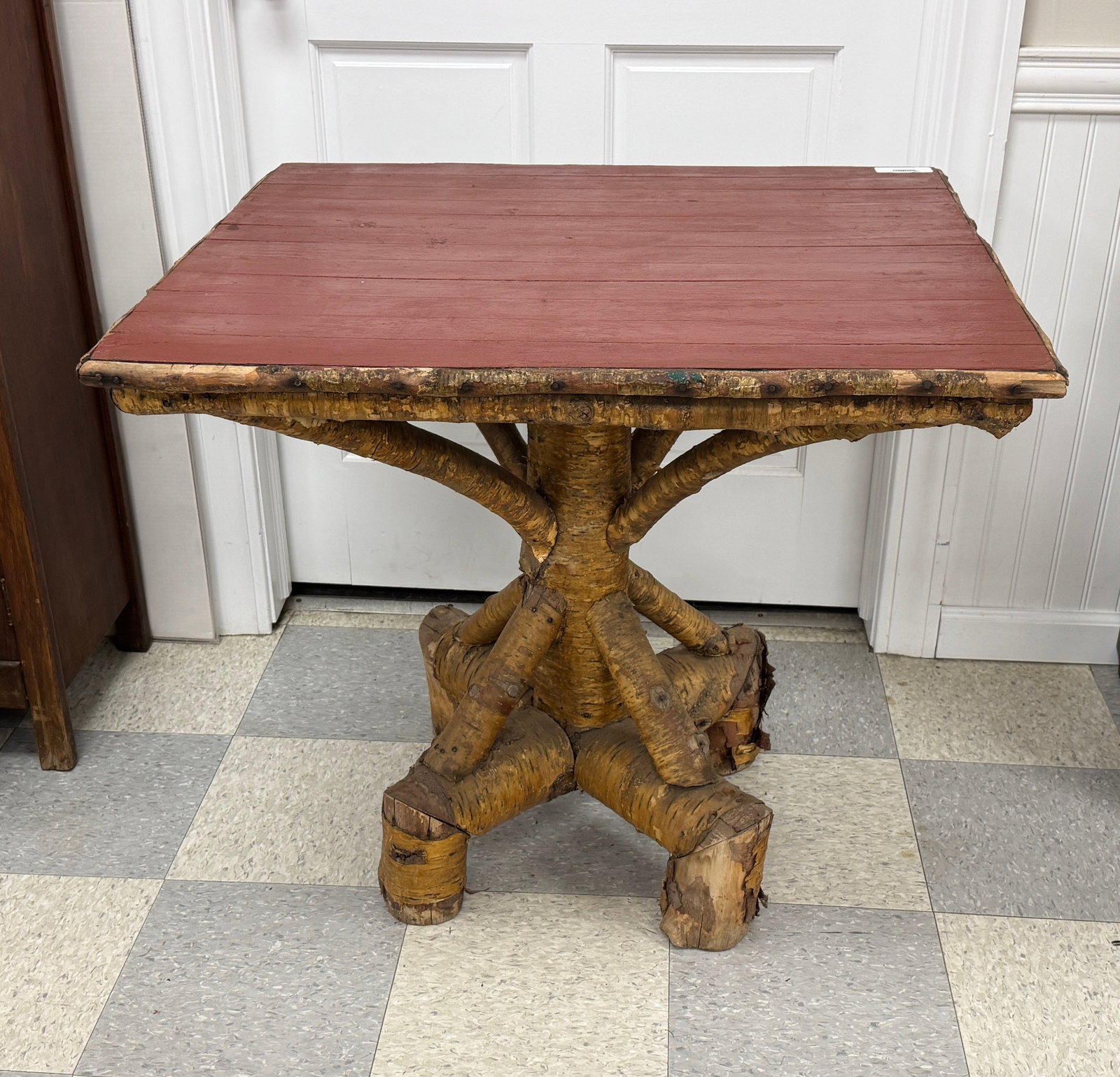 Adirondack Yellow Birch Porch Table (1 of 3)
