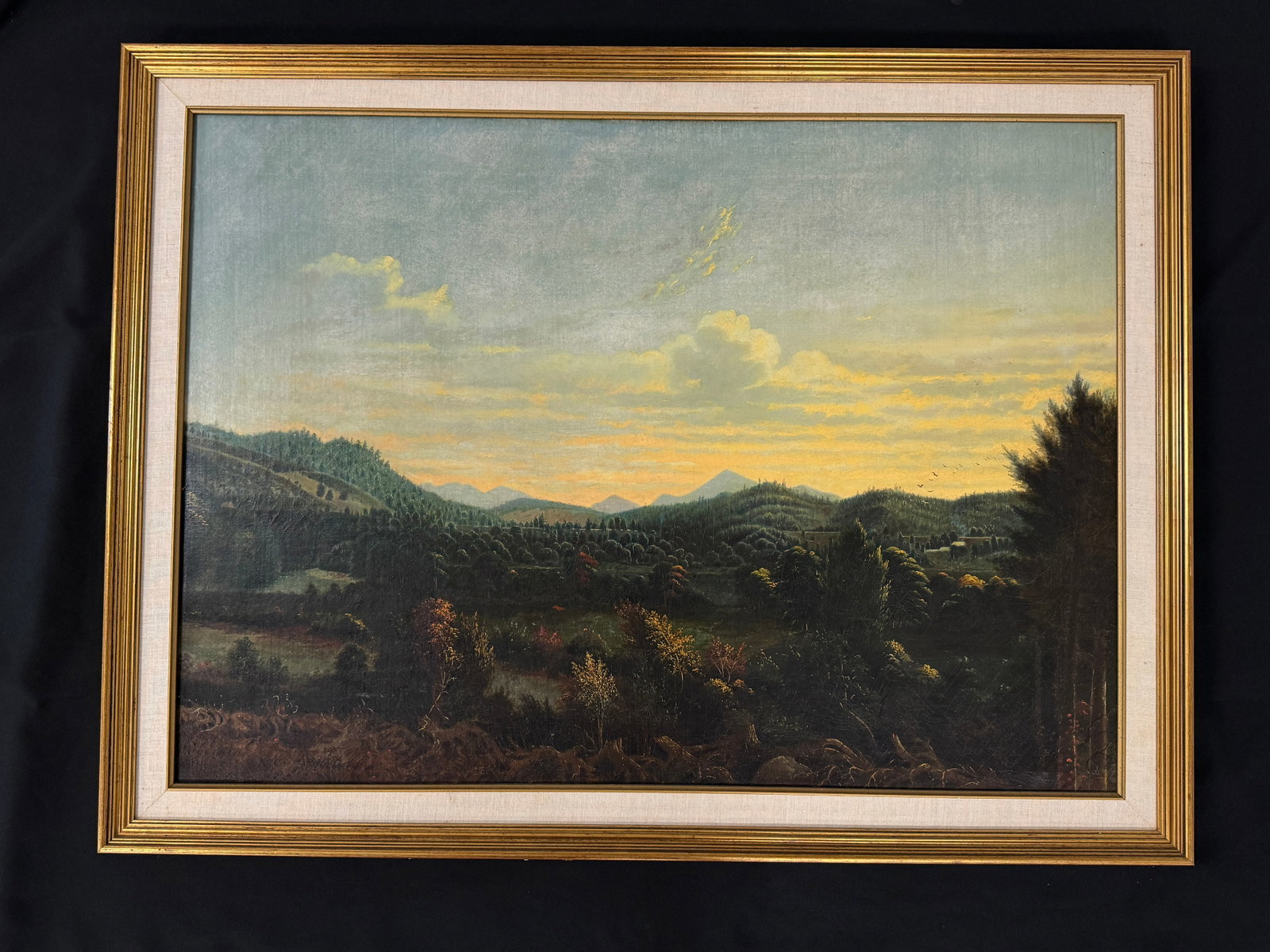 Adirondack Landscape Oil on Canvas Painting (1 of 4)