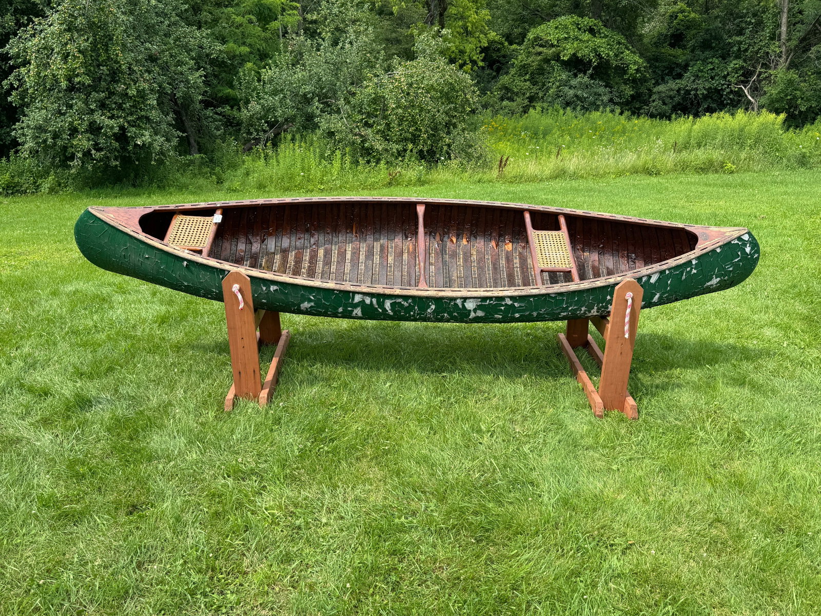 Old Town 13' Wood Canvas Canoe (1 of 6)