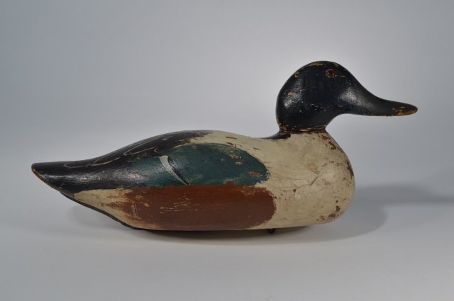 Hays Decoy Factory Drake Shoveler Duck Decoy: From the Andy Reece Estate, longtime Western NY collector.