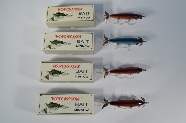 Four Winchester Fishing Lures: New in box limited ediitions.