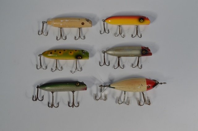 Six Vintage Fishing Lures: From a Northern New York Estate.