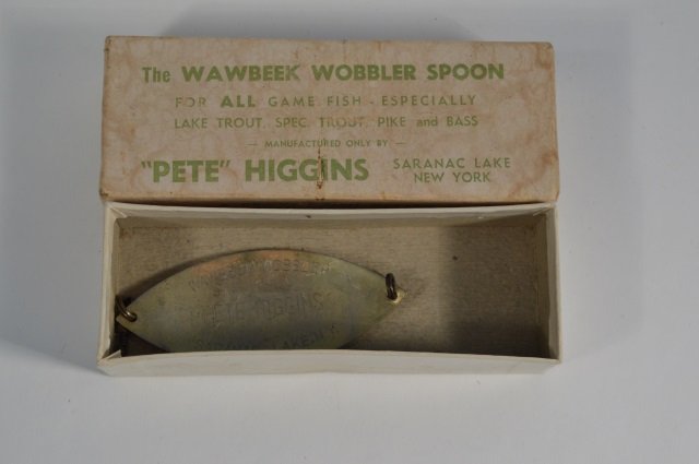 Pete Higgins Wawbeek Wobler Spoon: Saranac Lake, NY Fishing Lure