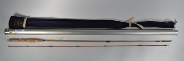 Hardy 7 1/2' Fly Rod: Two piece. Model "The Palakona No. 6" With original bag and tube. From the Andy Reece Estate, longtime Western NY collector.