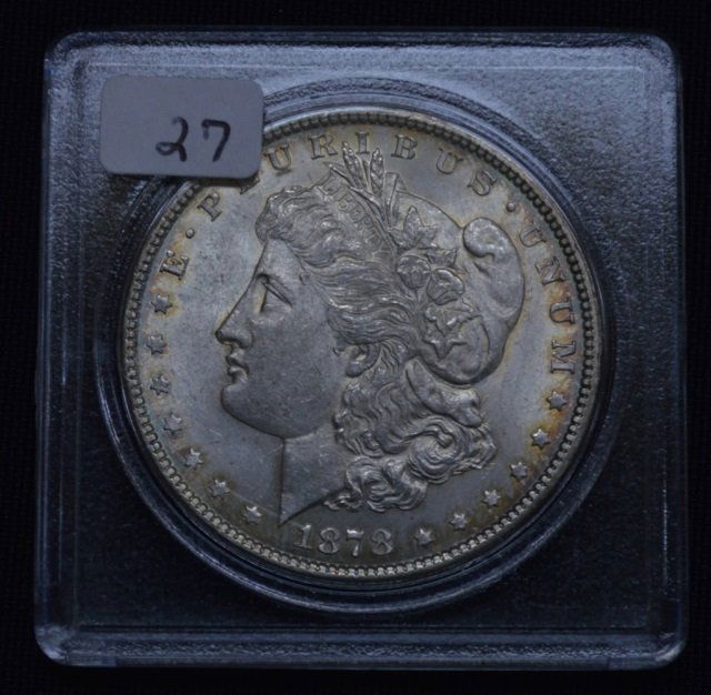 1878 US Morgan Silver Dollar (1 of 2)