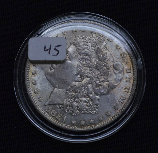 1881-O US Morgan Silver Dollar (1 of 2)
