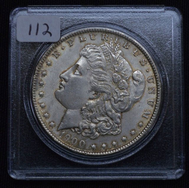 1900 US Morgan Silver Dollar (1 of 2)