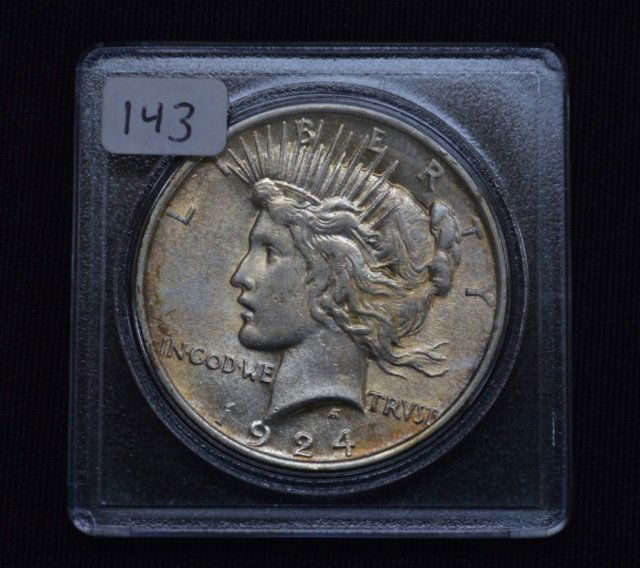 1924 US Peace Silver Dollar (1 of 2)
