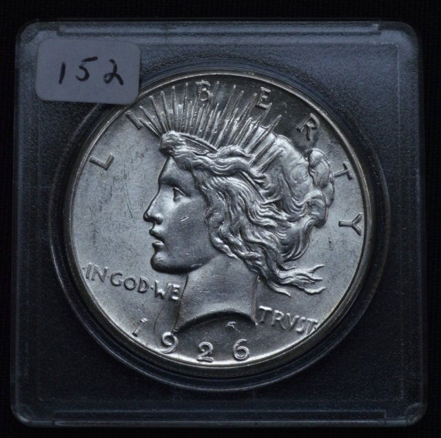 1926-S US Peace Silver Dollar (1 of 2)