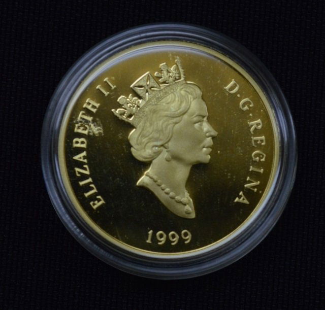 1999 Canadian $100 Gold Proof Coin - 14kt (1 of 2)