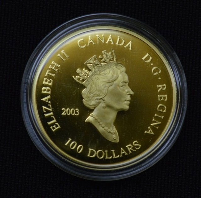 2003 Canadian $100 Gold Proof Coin - 14kt (1 of 2)