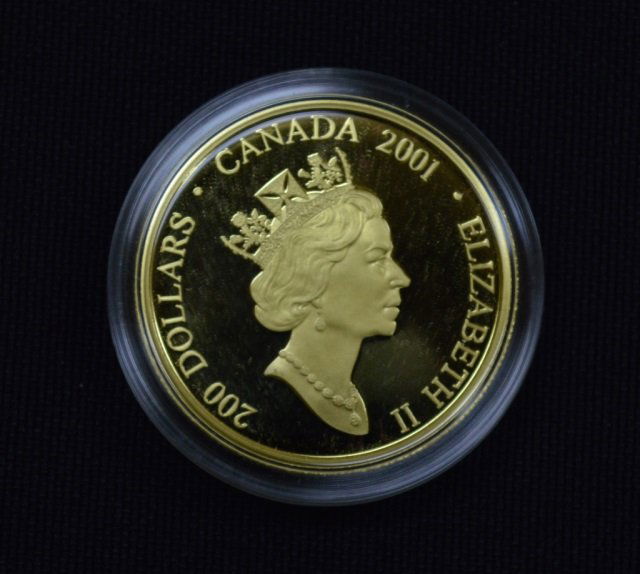 2001 Canadian $200 Gold Coin - 22kt (1 of 3)