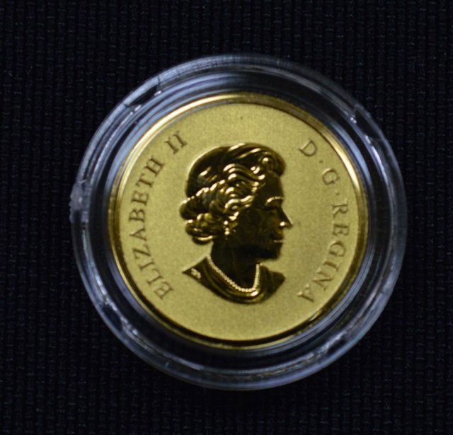 2012 Canadian $5 Gold Coin - 3.13 grams (1 of 2)