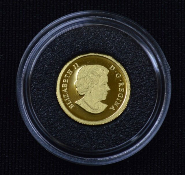 2013 Canadian 50 Cent Gold Coin - 1/25 oz (1 of 2)