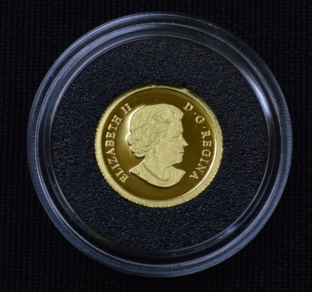 2013 Canadian 50 Cent Gold Coin - 1/25 oz (1 of 2)