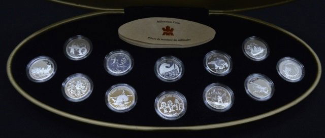 1999 Canadian Millennium Sterling Silver Proof Set (1 of 5)