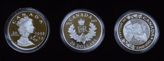2012 Canadian Fine Silver 3 Coin Set (1 of 2)