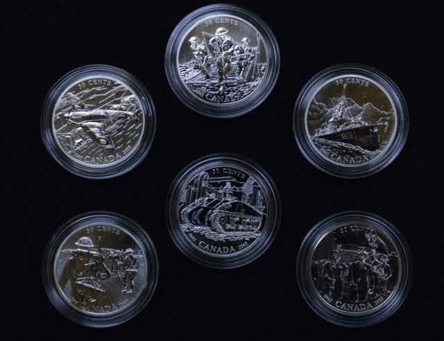 2005 Canadian Sterling Silver 50 Cent Coin Set (1 of 1)