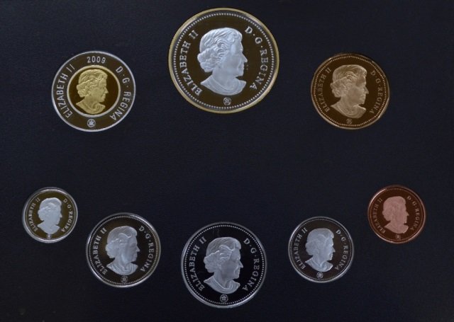 2009 Canadian Sterling Silver Proof Set (1 of 2)