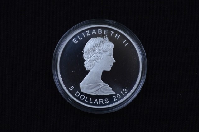 2013 Canadian Fine Silver $5 Coin - 1 oz (1 of 3)