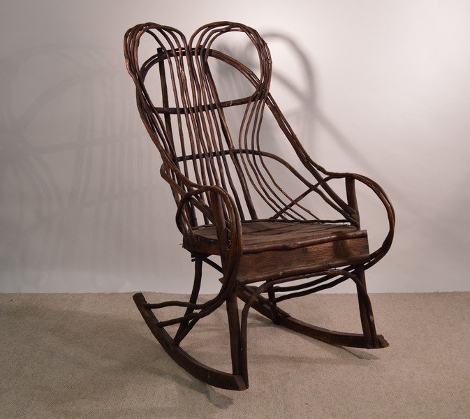 Early Adirondack Bentwood Rocker (1 of 2)