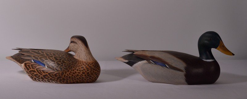 Pair of Ken Harris Hen & Drake Mallards Decorative (1 of 7)