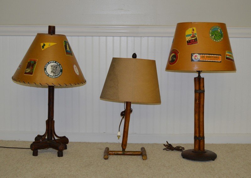 Three Old Hickory Table Lamps (1 of 4)