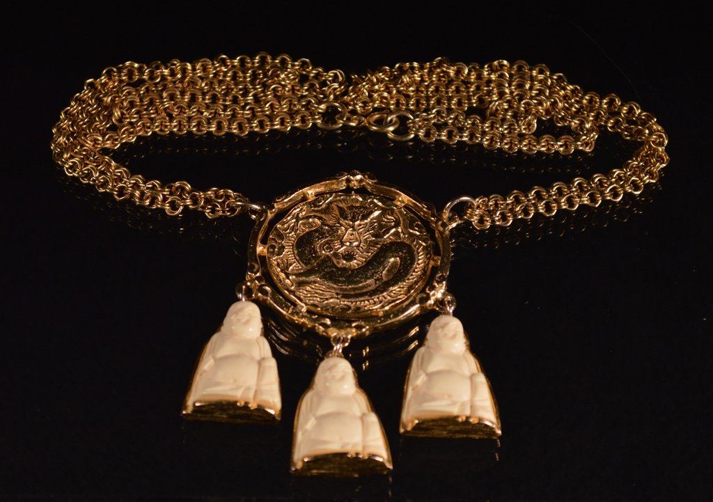 Signed Vintage Donald Standard Costume Necklace (1 of 3)