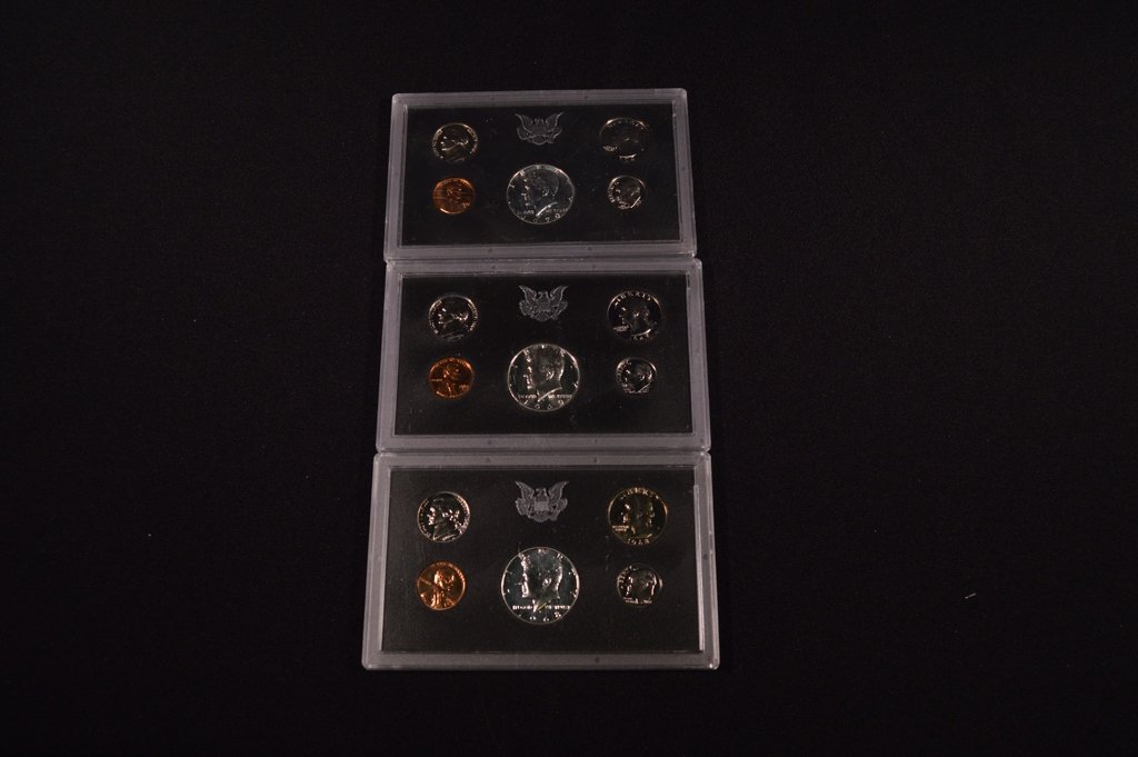 3 U.S. Proof Sets (1968, 1969, 1970) (1 of 1)