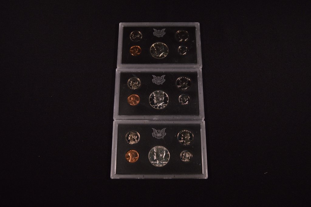 3 U.S. Proof Sets (1968, 1969, 1970) (1 of 1)