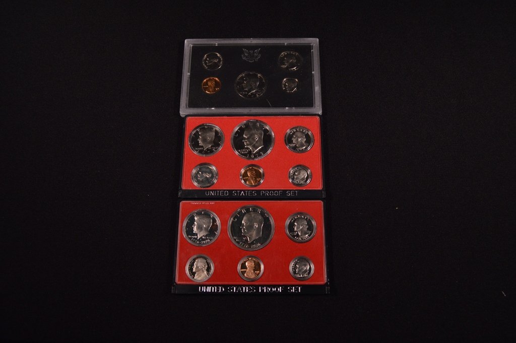 3 U.S. Proof Sets (1972, 1973, 1976) (1 of 1)