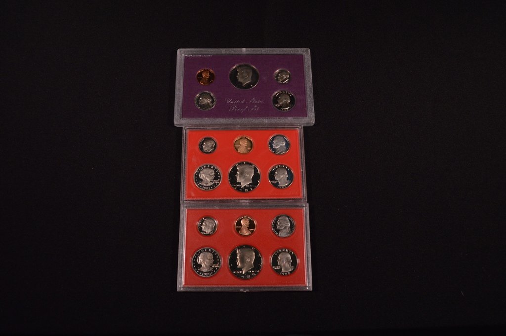 3 U.S. Proof Sets (1980, 1981, 1985) (1 of 1)