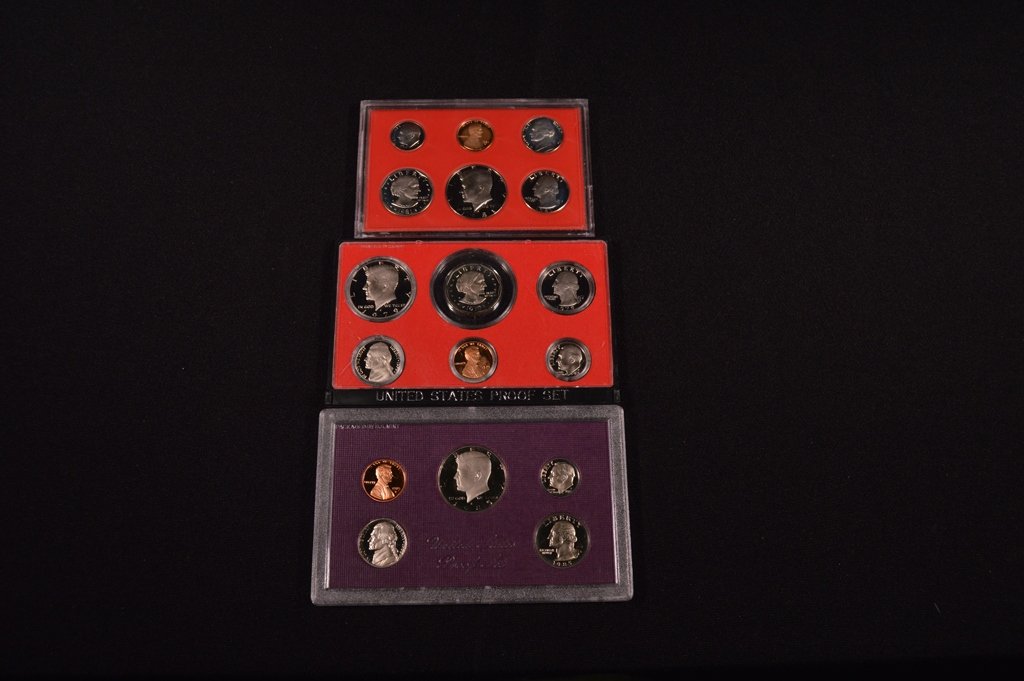 3 U.S. Proof Sets (1979, 1981, 1985) (1 of 1)
