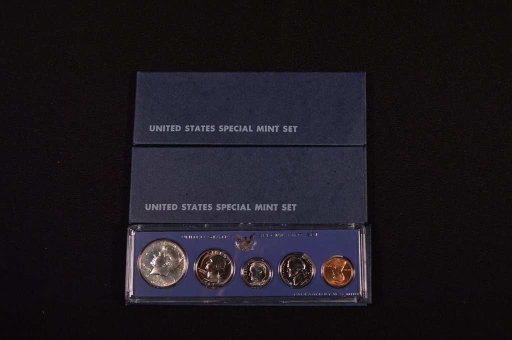 Three U.S. Special Mint Sets (1966, 1966, 1967) (1 of 1)