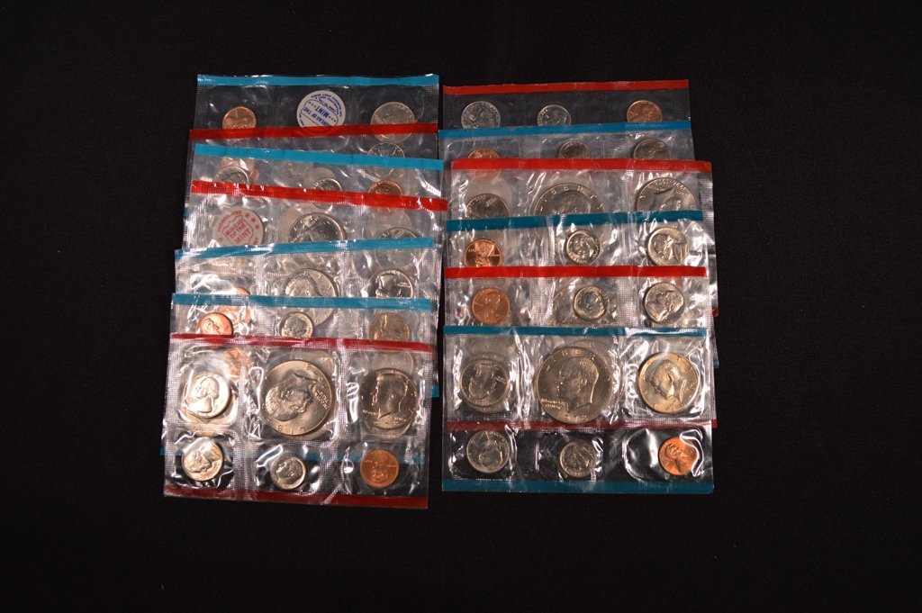 6 U.S. Mint Sets (69, 71, 72, 76, 77, 78) (1 of 1)