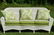 White Wicker Patio Set - Rocker, Arm Chair, Sofa - 2