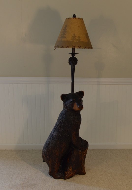 Black bear floor lamp deals
