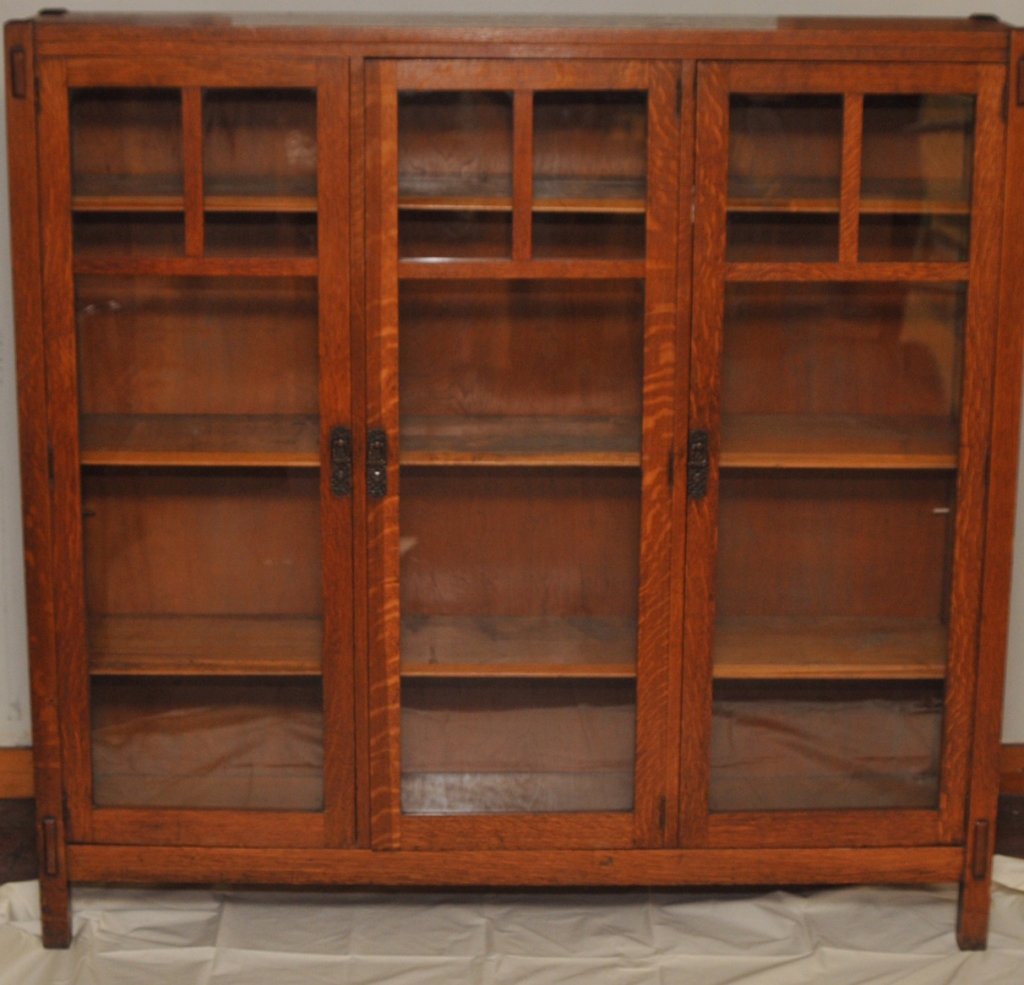 Mission Arts & Crafts 1/4 Sawn Oak Bookcase (1 of 7)