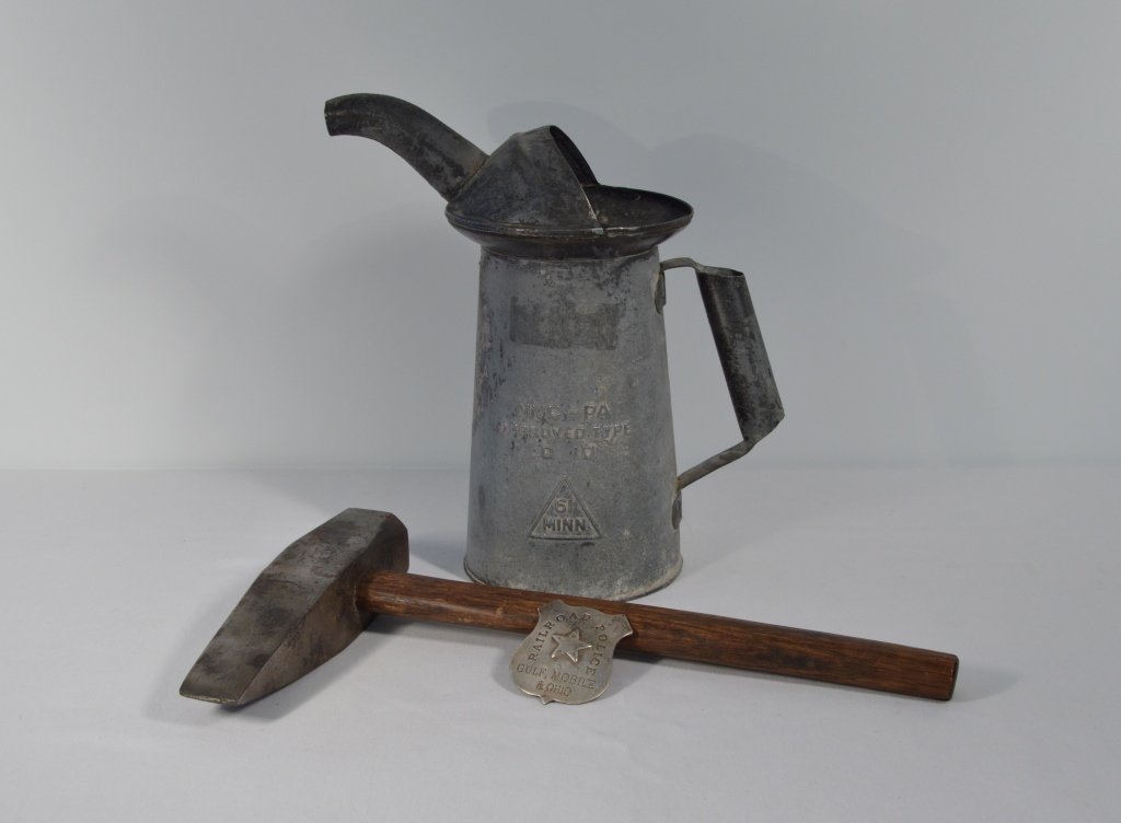 Texas Railroad Police Badge - D&H Co. Hammer - NYC (1 of 5)