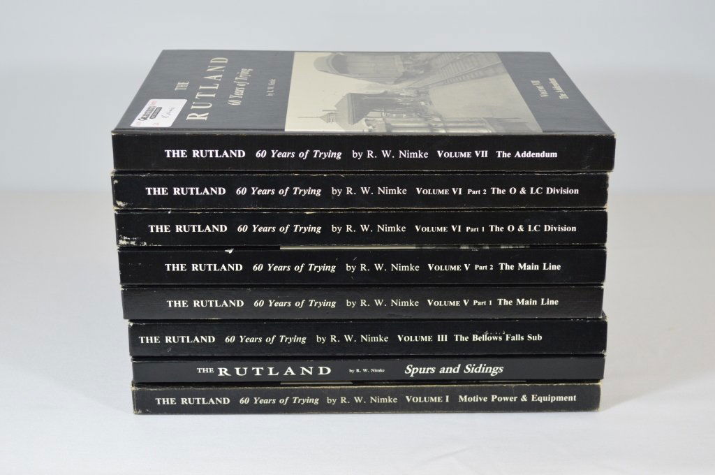 "The Rutland" Railroad Books by R.W. Nimke (1 of 2)