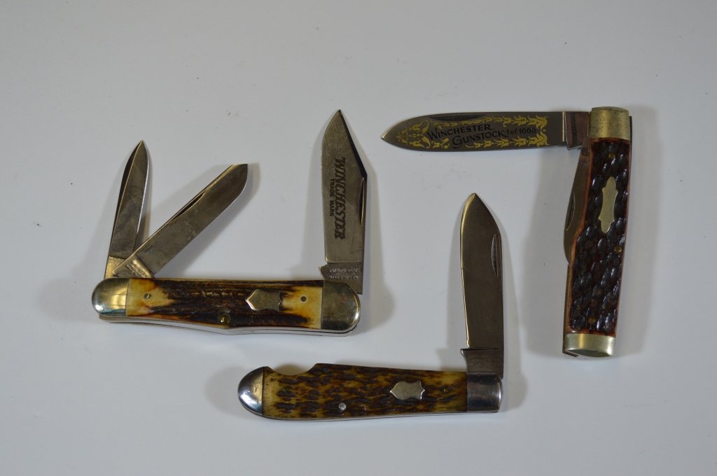 3 Winchester Pocket Knives (1 of 1)