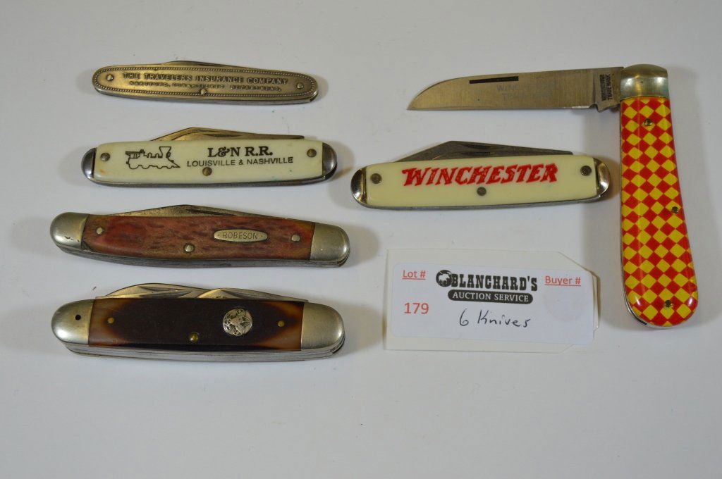 6 Pocket Knives (1 of 1)
