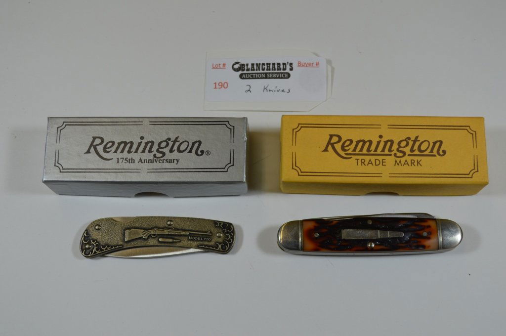 2 Remington Pocket Knives - New in Box (1 of 1)