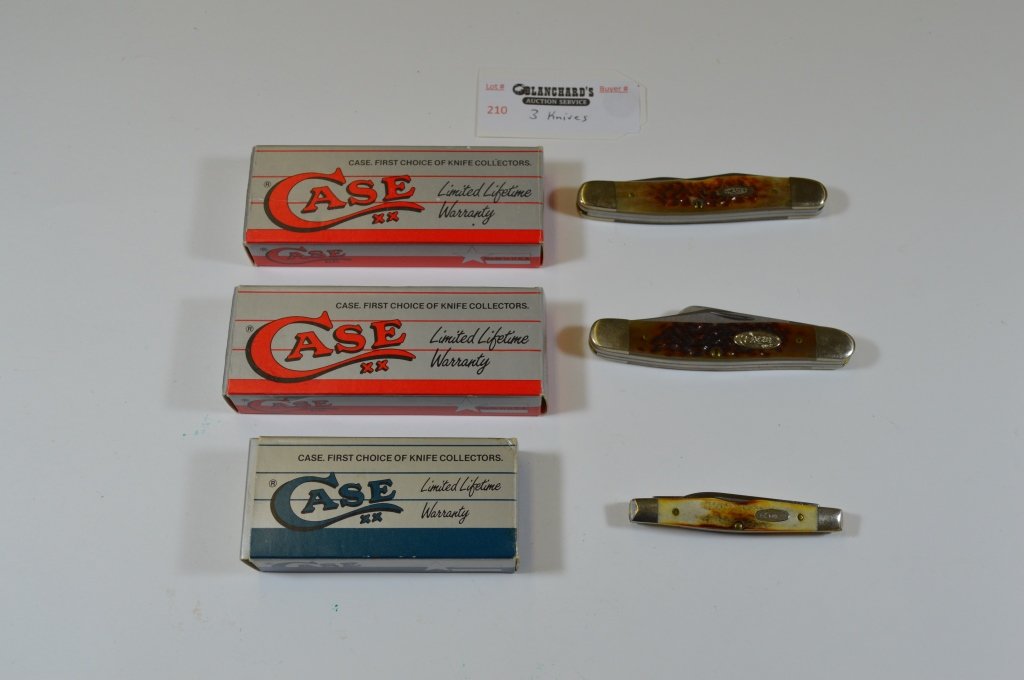 3 Case Pocket Knives - New in Box (1 of 1)