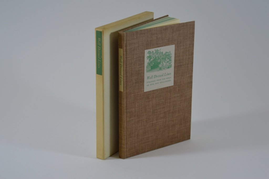 Well Dressed Lines-The Anglers' Club of New York: 1962. 500 copies printed for The Anglers' Club of New York. Printed on Curtis Utopian paper, with decorative initials by the late John C. Atherton and printed by The Stinehour Press, Lunenburg, Vermon