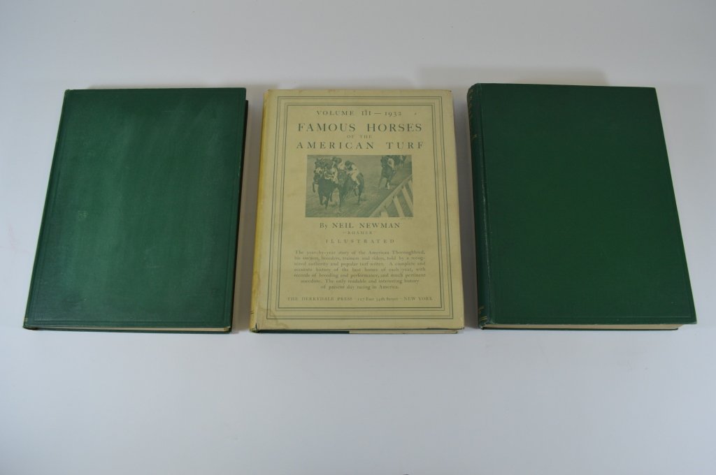 Derrydale Press Books - Famous Horses 3 Volumes (1 of 4)